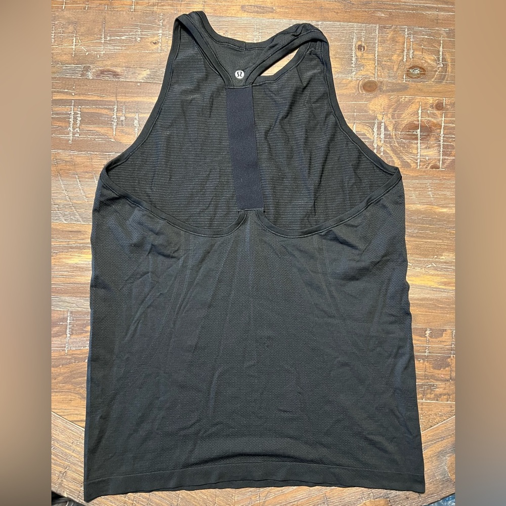 Lululemon swiftly raced back tank top. Black. Size 12.